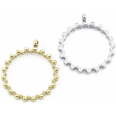 Leštěný nerezový přívěsek Balls 23mm - Nerez RL – Zboží Dáma
