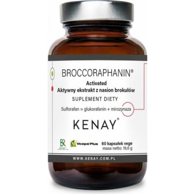Kenay BroccoRaphanin Activated extrakt z brokolicových semen 60 kapslí – Hledejceny.cz