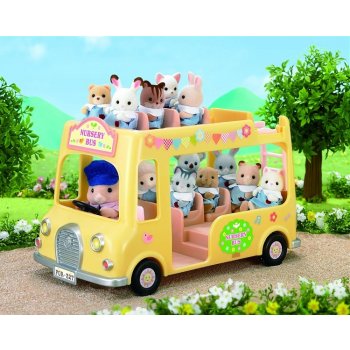 SYLVANIAN FAMILIES Dvoupatrový školní autobus