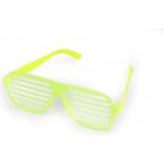 Párty / karnevalové brýle neonové svítící ve tmě Balení: 1 ks, Varianta: 5 zelená neon proužky – Zboží Dáma
