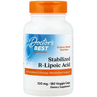 Doctor's Best Stabilized R-ALA 100 mg + Biotin 60 kapslí – Hledejceny.cz