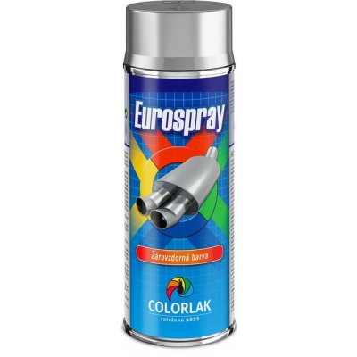 Colorit Eurospray Žáruvzdorná barva 400ml stříbrná – Hledejceny.cz