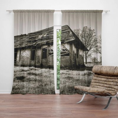 Sablio Závěs Starý dům: 2ks 140x250cm – Hledejceny.cz