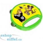 Rappa dětská tamburína Krtek 18 cm Zelená – Zboží Dáma