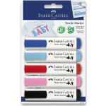 Faber-Castell Popisovače na textil 5 ks 159530 – Zboží Mobilmania