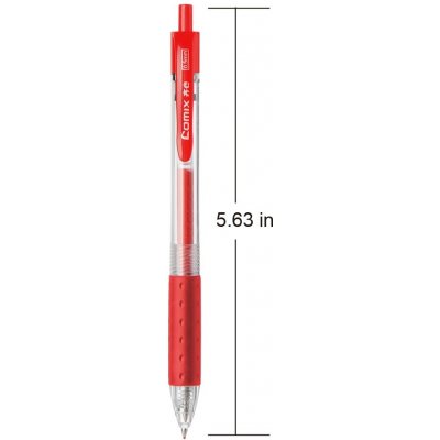 Pilot K36 EasyTouch Retractable Comix gelové pero červená – Zboží Živě