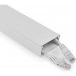 Nedis Kabelová lišta hliníková 50x26 mm délka 1.1 m bílá CMDT5025WT110 – Zboží Živě
