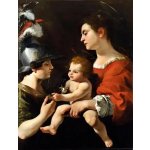 Obrazy - Manetti, Rutilio: Madona s dítětem a se svatým Michaelem Archandělem - reprodukce obrazu