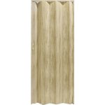 Hopa Plastové shrnovací dveře Matrix plné dub Sonoma 87 x 200 cm – Hledejceny.cz