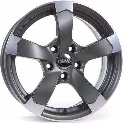 DBV Torino II 8x18 5x112 ET40 anthracite polished