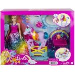 Barbie PRINCEZNA A DUHOVÝ JEDNOROŽEC HERNÍ SET – Zboží Mobilmania