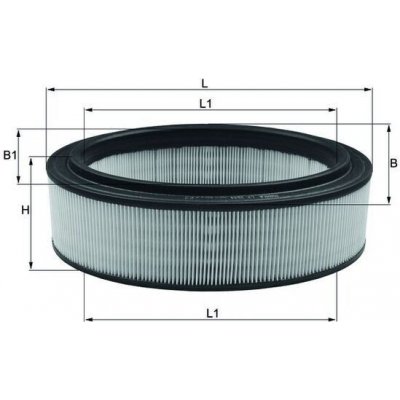 Vzduchový filtr MAHLE LX 2844 – Hledejceny.cz