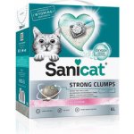 SANICAT Strong Clumps bentonitový kočkolit Baby powder 6 l – Zbozi.Blesk.cz