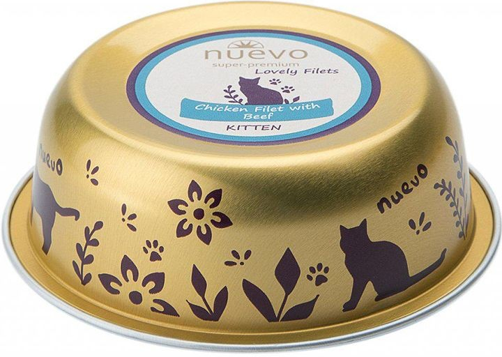 Nuevo Kitten Chicken Filet with Beef 85 g