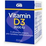 GS Vitamin D3 2000 IU 90 kapslí – Hledejceny.cz
