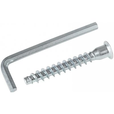 Walteco Spojovací šroub konfirmát 7x50mm + klička, 20 ks , 91541 – Hledejceny.cz