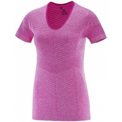 Salomon Elevate Seamless SS Tee W, rose violet