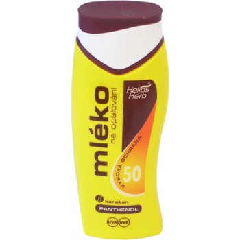 Helios Herb mléko na opalování SPF50 250 ml