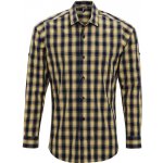 Mulligan kostkovaná košile Žlutá a Modrá – Hledejceny.cz