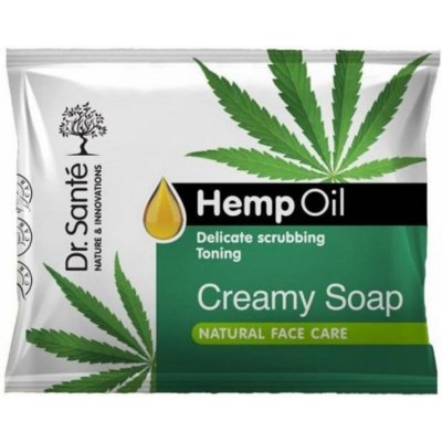 Dr. Santé Hemp Oil Creamy Soap krémové mýdlo s konopným olejem 100 g – Zbozi.Blesk.cz