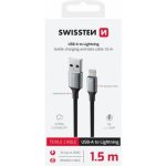 Swissten 71523309 USB / Lightning, 1,5m, černý – Zboží Živě