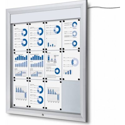 A-Z Reklama CZ SCT Premium venkovní prosvětlená LED vitrína pro prospekty SCT PHLED 12 x A4 – Zboží Živě