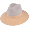 Klobouk Fedora Duo Pastel světle šedá Q8083 53708/20DA