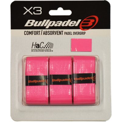 Bullpadel HaC Overgrip GB 1201 3ks rosa fluor