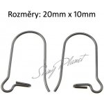 Afroháček uzavíratelný malý 20 mm zchirurgické oceli - Obsah balení 100 ks AO 011 – Sleviste.cz