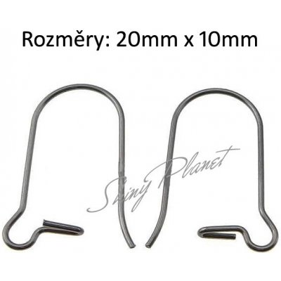 Afroháček uzavíratelný malý 20 mm zchirurgické oceli - Obsah balení 100 ks AO 011 – Sleviste.cz