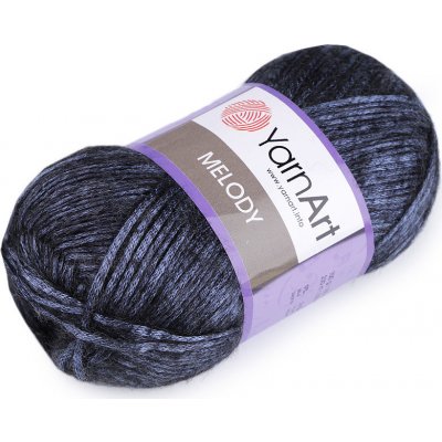 Pletací příze Melody 100 g Varianta: 4 (884) modrá tmavá, Balení: 1 ks – Zboží Mobilmania