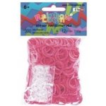 RAINBOW LOOM Original gumičky 300 kusov trblietavé červené – Zboží Dáma