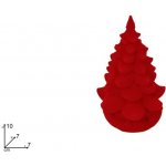 PROHOME - Stromeček 10cm flokovaný červený – Hledejceny.cz