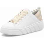 Rieker W2602-81 dámské kožené tenisky bílé – Zboží Dáma