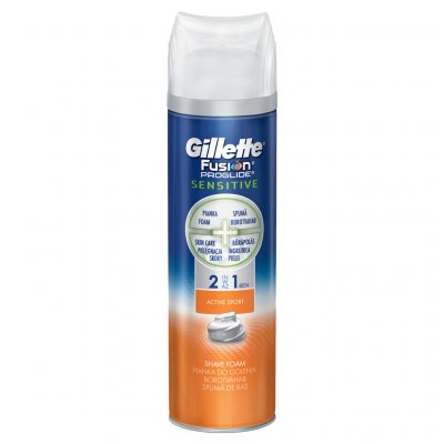 Gillette Fusion Pro Glide Active Sport pěna na holení 250 ml – Zboží Mobilmania
