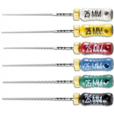 OMNIDENT VDW Sterile Hedstroem Files Sortiment 25mm ISO 015-40 6ks – Hledejceny.cz