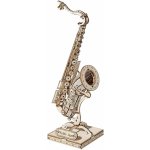 Robotime Rolife 3D dřevěné puzzle Saxofon 136 ks – Zbozi.Blesk.cz