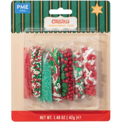 PME Vánoční mix cukrových posypů 7v1 42 g – Hledejceny.cz