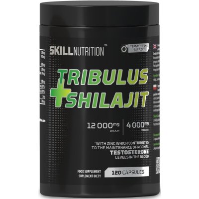 Skill Nutrition Tribulus + Shilajit 60 kapslí – Zbozi.Blesk.cz