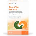 Livsane Vitamin D3 + K2 na vitalitu 30 kapslí – Hledejceny.cz