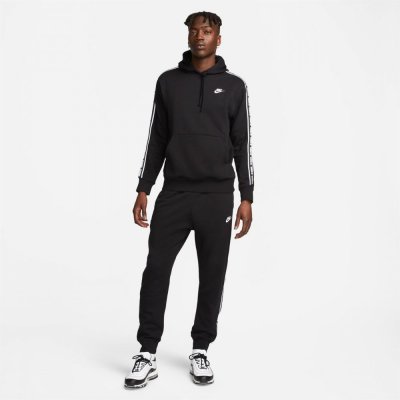 Nike Club Fleece Men's Graphic Hooded Tracksuit Black/White – Zboží Dáma