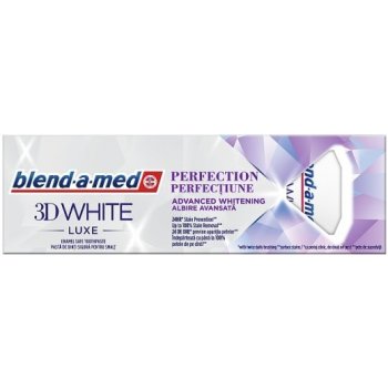 Blend a med 3D White Luxe Perfection bělicí pasta proti skvrnám na zubní sklovině 75 ml