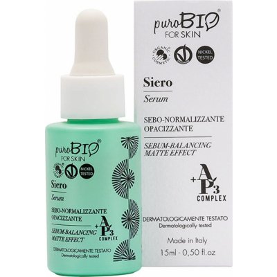 Purobio Cosmetics Sebum-Balancing Serum 15 ml – Zboží Mobilmania