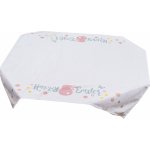 Textilomanie Bílý velikonoční ubrus HAPPY EASTER 90x90 cm – Hledejceny.cz