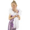 Dětský karnevalový kostým péřové boa bílé 1 37m