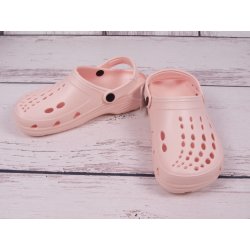 Camminare Plážové boty nazouváky gumové pantofle Free Time světle růžové