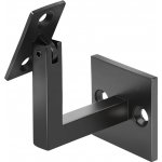 UMAKOV Držák madla na zeď - nastavitelný, černý, Fe, Z1/41-R9005 – Zbozi.Blesk.cz
