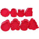 TORO Razítka na vánoční cukroví 8 ks, 5 x 5 cm, plast, mix – Zboží Dáma