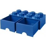 LEGO® Úložný box 250 x 502 x 181 se šuplíky tmavě modrá – Zboží Dáma