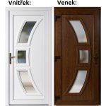 Soft Vchodové dveře 3D 5901 Zlatý dub / Bílá 98 x 198 cm levé otevírání VEN – Hledejceny.cz